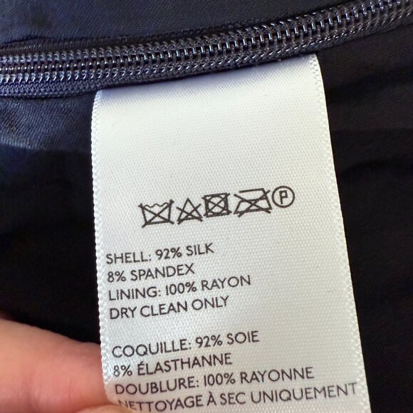 Anthropologie Harlyn Silk-Velvet Tuxedo Jumpsuit – Black Sz SP - Picture 13 of 13